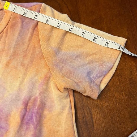 Pink Lily Rest and Relaxation oversized tie dye tee shirt, Size Small - Picture 6 of 11